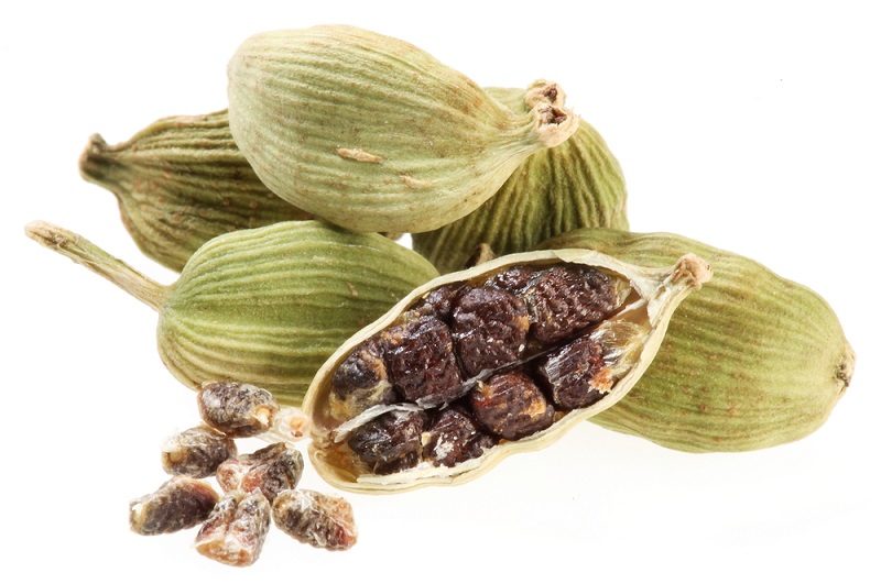 cardamom-seeds-on-a-white-background