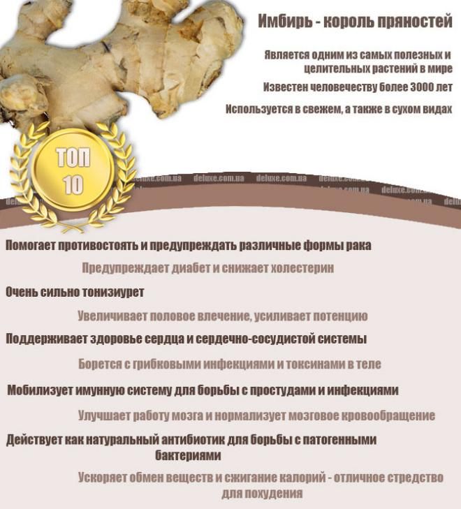 9 полезных свойств имбиря для нашего здоровья