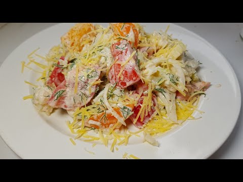 ПРОСТОЙ, ВКУСНЫЙ И ОЧЕНЬ ПОЛЕЗНЫЙ САЛАТ НА КАЖДЫЙ ДЕНЬ!