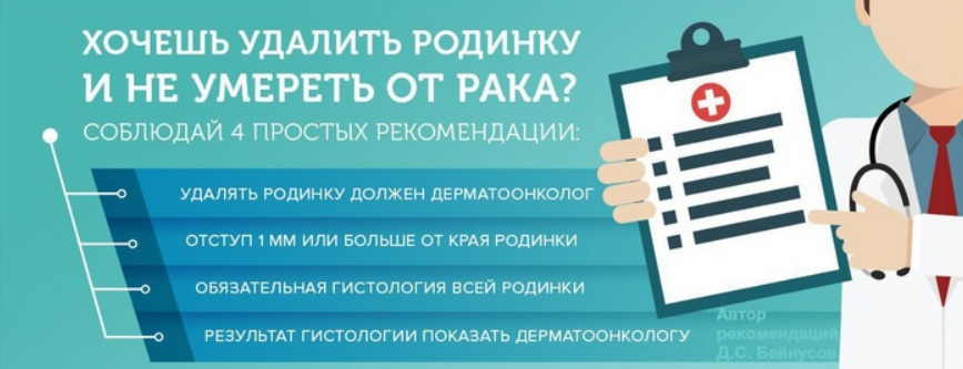 Меланома — самая опасная разновидность рака кожи. Можно ли удалять родинки? И как понять, что родинка безопасна?